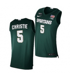 Michigan State Spartans Max Christie Green College Basketball 2021 22Limited Jersey