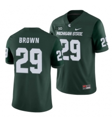 Michigan State Spartans Shakur Brown Green College Football Men'S Jersey