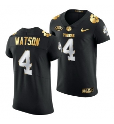 Clemson Tigers Deshaun Watson Black Golden Edition Jersey