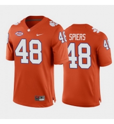 Clemson Tigers Will Spiers Orange Home Men'S Jersey