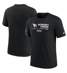 Men Arizona Cardinals 2022 Black Crucial Catch Performance T Shirt
