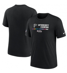 Men Atlanta Falcons 2022 Black Crucial Catch Performance T Shirt