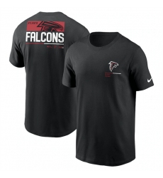 Men Atlanta Falcons Black Team Incline T Shirt