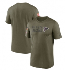 Men Atlanta Falcons Olive 2022 Salute To Service Legend Team T Shirt