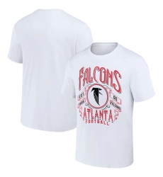 Men Atlanta Falcons White X Darius Rucker Collection Vintage Football T Shirt