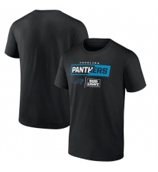 Men Carolina Panthers Black X Bud Light T Shirt