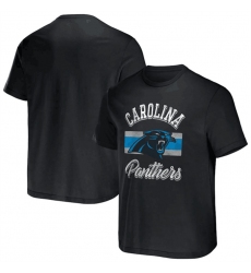 Men Carolina Panthers Black X Darius Rucker Collection Stripe T Shirt