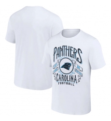 Men Carolina Panthers White X Darius Rucker Collection Vintage Football T Shirt