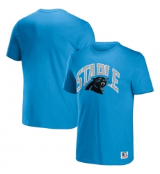Men Carolina Panthers X Staple Blue Logo Lockup T Shirt