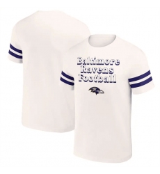Men Baltimore Ravens Cream X Darius Rucker Collection Vintage T Shirt
