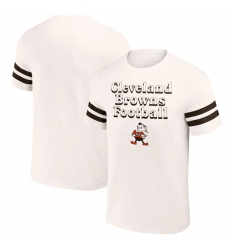 Men Cleveland Browns Cream X Darius Rucker Collection Vintage T Shirt