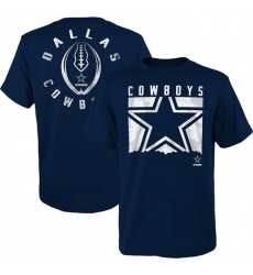 Men Dallas Cowboys Navy Preschool Liquid Camo Logo T Shirt