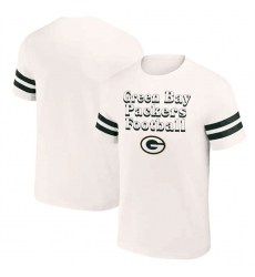 Men Green Bay Packers Cream X Darius Rucker Collection Vintage T Shirt