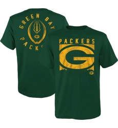 Men Green Bay Packers Green Preschool Liquid Camo Logo T Shirt