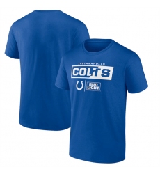 Men Indianapolis Colts Blue X Bud Light T Shirt