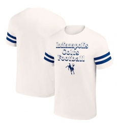 Men Indianapolis Colts Cream X Darius Rucker Collection Vintage T Shirt