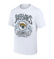 Men Jacksonville Jaguars White X Darius Rucker Collection Vintage Football T Shirt