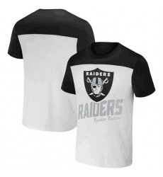 Men Las Vegas Raiders Cream Black X Darius Rucker Collection Colorblocked T Shirt