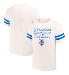 Men Los Angeles Chargers Cream X Darius Rucker Collection Vintage T Shirt