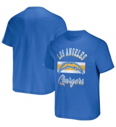 Men Los Angeles Chargers Light Blue X Darius Rucker Collection Stripe T Shirt