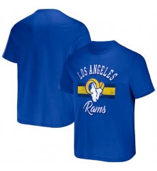 Men Los Angeles Rams Blue X Darius Rucker Collection Stripe T Shirt