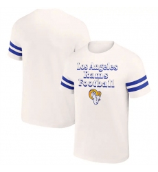 Men Los Angeles Rams Cream X Darius Rucker Collection Vintage T Shirt