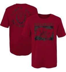 Men Tampa Bay Buccaneers Red Preschool Liquid Camo Logo T Shirt