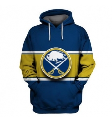 Men Buffalo Sabres Blue All Stitched Hooded Sweatshirt