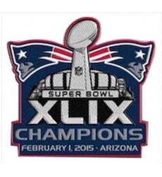 Stitched 2015 NFL Super Bowl XLIX 49 Champions New England Patriots Jersey Patch In Arizona