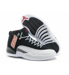 Air Jordan 12 Shoes 2013 Mens Anti Fur Black White