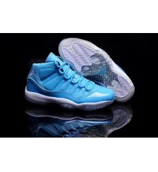 Air Jordan 11 Shoes 2015 Mens North Karan Blue White