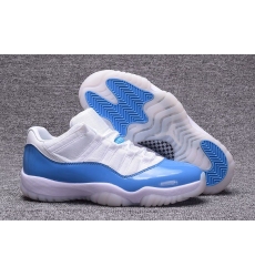Air Jordan 11 XI Retro Low White Columbia Blue Men Shoes