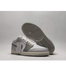 Air Jordan 1 PD Men Shoes Gray White 23F 044