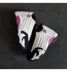 Air Jordan 14 White Pink Women Shoes