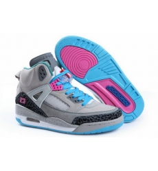 Air Jordan 3.5 Shoes 2013 Womens Anti Fur Grey Blue Pink