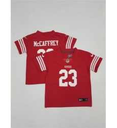 Toddlers San Francisco 49ers 23 Christian McCaffrey Red Vapor Untouchable Stitched Football Jersey