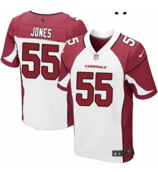 Men Nike Arizona Cardinals 55 Chandler Jones Elite White NFL Jersey