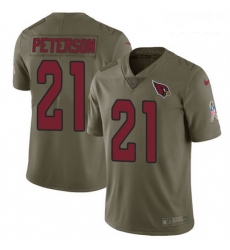 Youth Nike Arizona Cardinals 21 Patrick Peterson Limited Olive 2017 Salute to Service NFL Jersey