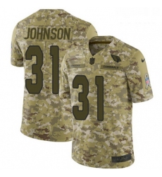 Youth Nike Arizona Cardinals 31 David Johnson Limited Camo 2018 Salute to Service NFL Jersey