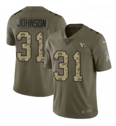 Youth Nike Arizona Cardinals 31 David Johnson Limited OliveCamo 2017 Salute to Service NFL Jersey