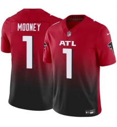 Men Atlanta Falcons 1 Darnell Mooney Red 2024 F U S E  Vapor Untouchable Limited Stitched Football Jersey