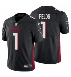 Men Atlanta Falcons #1 Justin Fields Black 2021 Draft Jersey