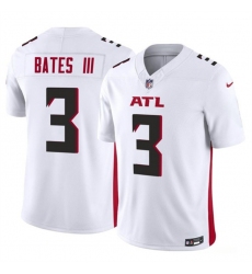 Men Atlanta Falcons 3 Jessie Bates III White 2023 F U S E  Vapor Untouchable Limited Stitched Football Jersey