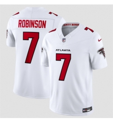 Men Atlanta Falcons  7 Bijan Robinson White 2026 New F U S E  Vapor Untouchable Limited Stitched Football Jersey