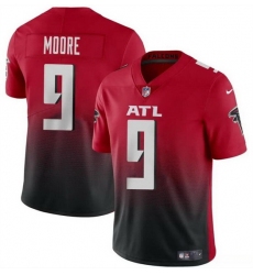 Men Atlanta Falcons 9 Rondale Moore Red Black Vapor Untouchable Limited Stitched Football Jersey