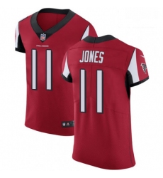 Men Nike Atlanta Falcons 11 Julio Jones Red Team Color Vapor Untouchable Elite Player NFL Jersey