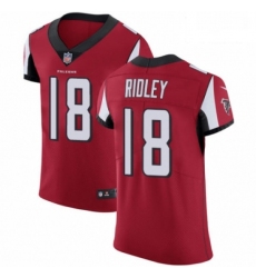 Men Nike Atlanta Falcons 18 Calvin Ridley Red Team Color Vapor Untouchable Elite Player NFL Jersey
