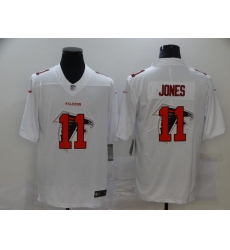 Nike Atlanta Falcons 11 Julio Jones White Shadow Logo Limited Jersey