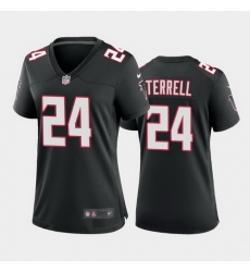 women a.j. terrell atlanta falcons black throwback game jersey 2020 