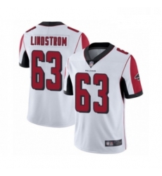 Youth Atlanta Falcons 63 Chris Lindstrom White Vapor Untouchable Limited Player Football Jersey